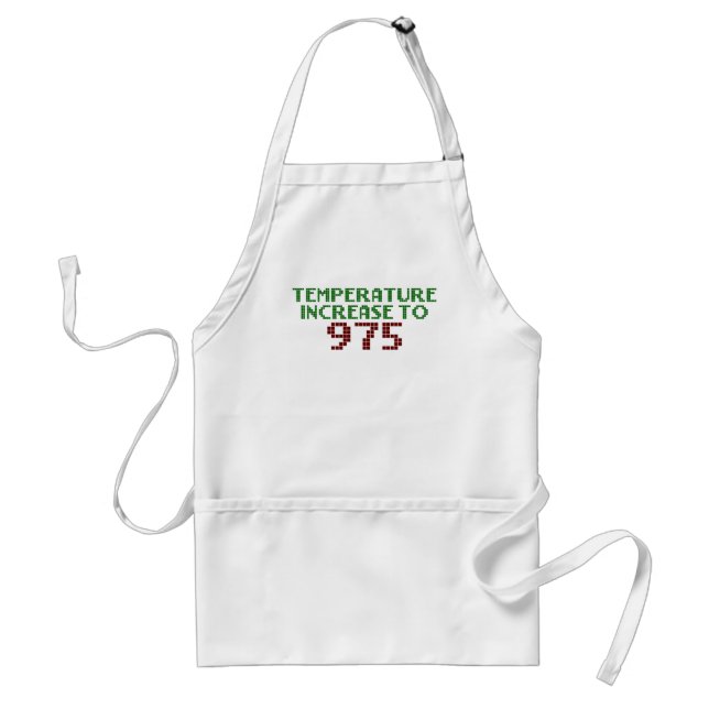 Delantal Aumento de la temperatura a 975 (Frente)