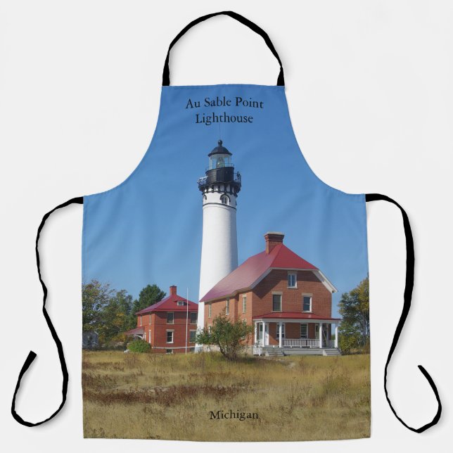 Delantal Aura Sable Point Lighthouse apron (Anverso)
