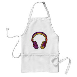 Delantal auriculares dj color