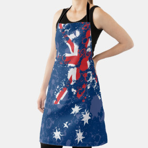 Delantal AUSTRALIA FLAG KCALIMA effect by Masanser