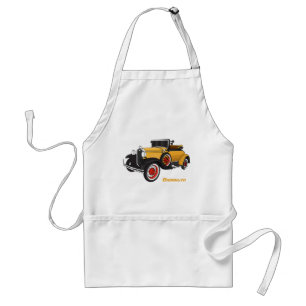 Delantal Auto amarillo clásico 1931
