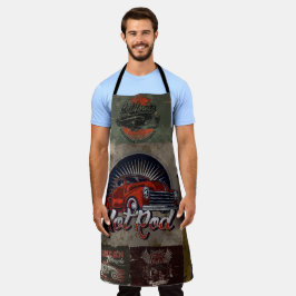 Delantal Auto retro multicolor