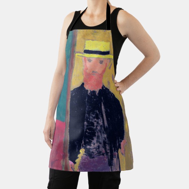 Delantal Autoretrato (hombre con barba), Edouard Vuillard (in situ)