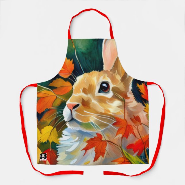Delantal Autumn Bunny (Anverso)