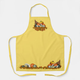Delantal Autumn Cornucopia Thanksgiving
