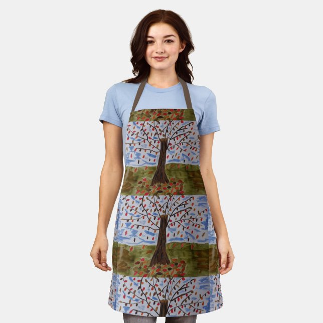 Delantal Autumn Tree Apron (Gastado)