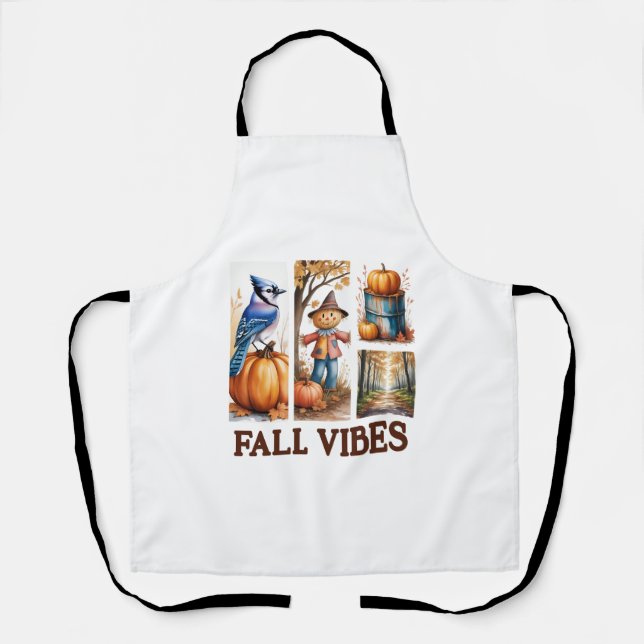Delantal Autumn Vibes Fall Vibes (Anverso)