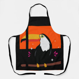 Delantal Ave chunky Toucan divertida