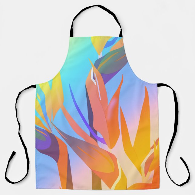 Delantal Ave del paraíso Allover Print Apron (Anverso)