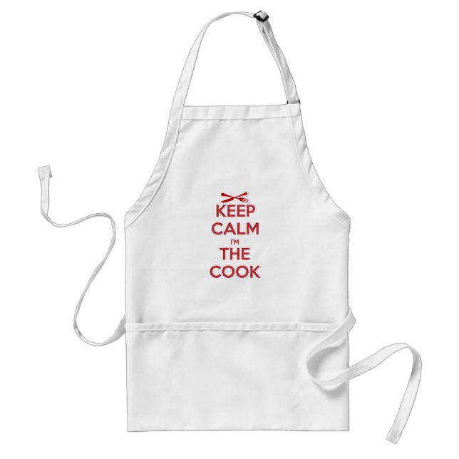 Delantal Avental "Keep calm i'm the cook" (Frente)