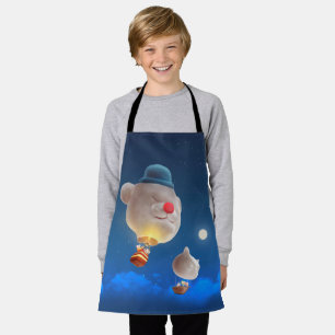 Delantal Aventura con globo de cielo nocturno