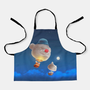Delantal Aventura con globo de cielo nocturno