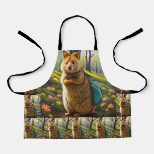 Delantal Aventuras minoristas: Mama Quokka se va de compras
