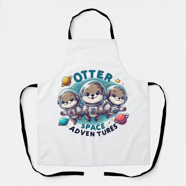 Delantal Aventuras Otter Space (Anverso)