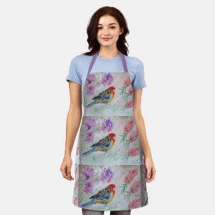 Delantal Aves de pájaro australiano Rosella Parrot Apron