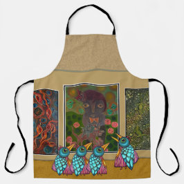 Delantal Aves En La Galería Impresa De Todo El Mundo