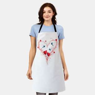 Delantal Aves para El día de San Valentín