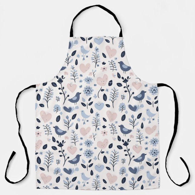 Delantal Aves siníticas escandinavas (Anverso)