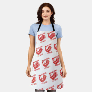 Delantal Awesome Sauce Rooster Funny