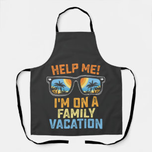 Delantal Ayúdame Estoy En Unas Vacaciones Familiares