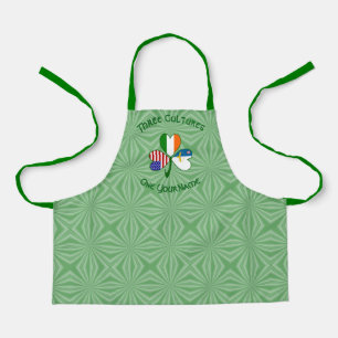 Delantal Azores Irish USA Banderas Shamrock Niños personali
