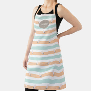 Delantal Azúcar y franjas de especias Apron