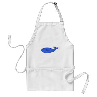 Delantal azul-ballena
