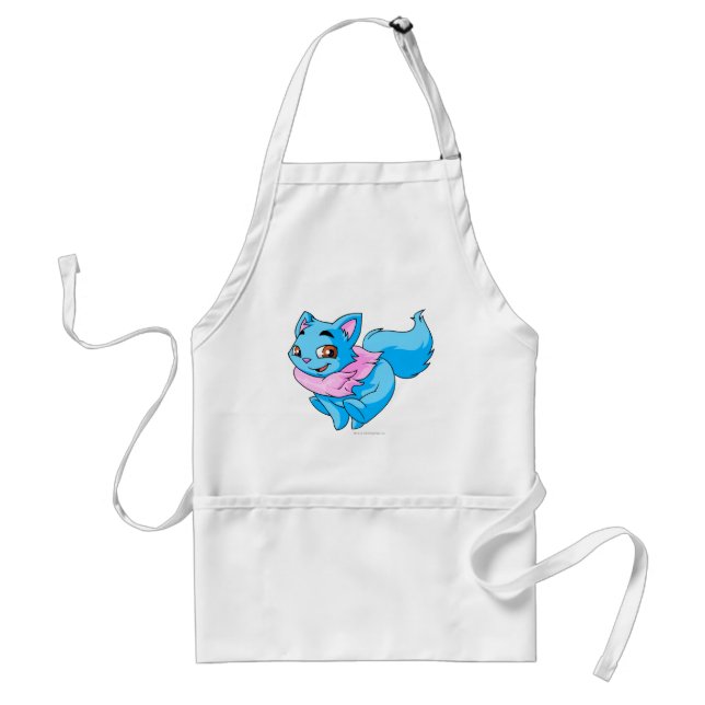 Delantal Azul de Wocky (Frente)