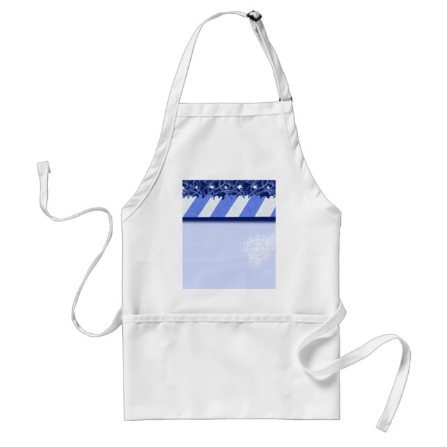 Delantal Azul del invierno (Frente)