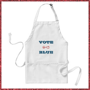 Delantal Azul del voto