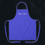 Delantal Azul-Púrpura brillante y vívido<br><div class="desc">Azul púrpura,  un bello color azul más magenta,  brillante y vívido.</div>