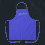 Delantal Azul-Púrpura brillante y vívido<br><div class="desc">Azul púrpura,  un bello color azul más magenta,  brillante y vívido.</div>