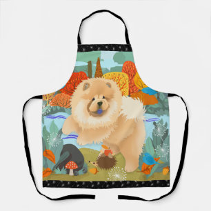 Delantal AZULEJOS DE FELICIDAD Chow Grooming chef craft