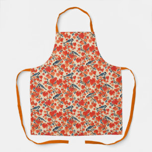 Delantal Azulejos y vides de uva de otoño