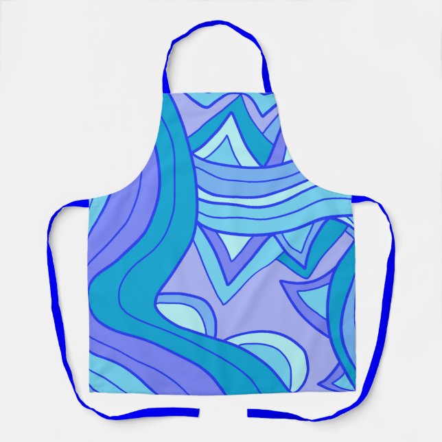 Delantal Azules geniales (Anverso)