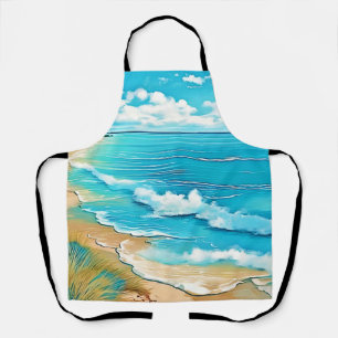 Delantal Azure Beach Calm Design