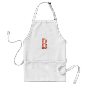 Delantal B Monogram Marquee Bombilla