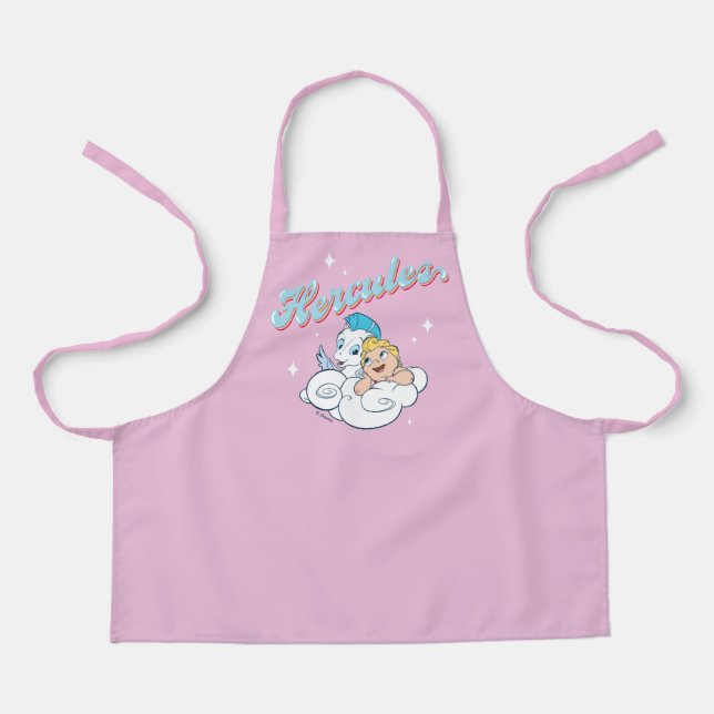 Delantal Baby Hercules and Pegasus on a Cloud Apron (Anverso)