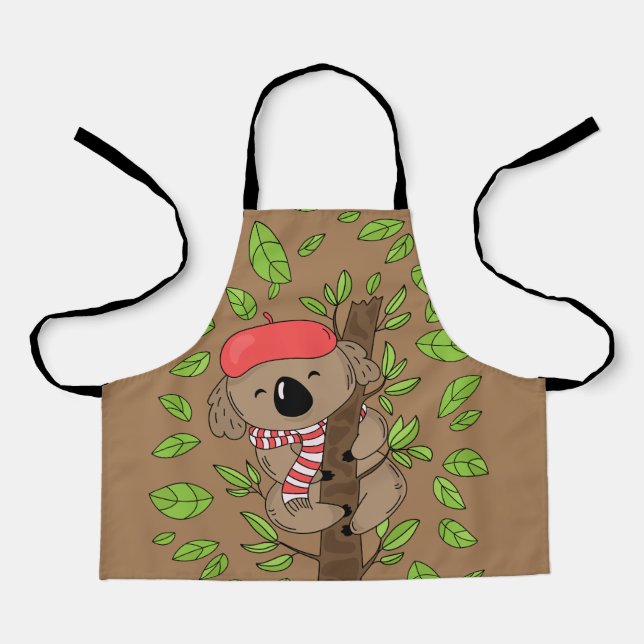 Delantal Baby Koala regalo para navidades de cumpleaños (Anverso)
