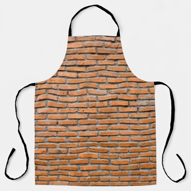 Delantal Background of old vintage brick wallaging, antique (Anverso)
