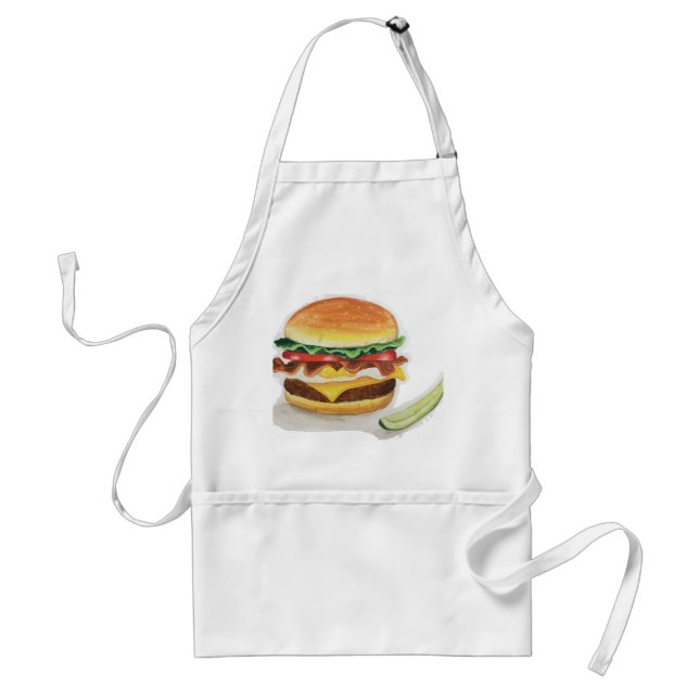 Delantal Bacon Cheeseburger Apron (Frente)