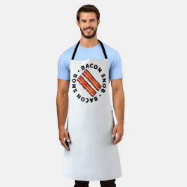 Delantal Bacon Snob Business Apron white