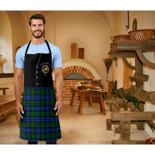 Delantal Badge Campbell Clan y Tartan Kilt