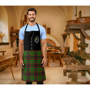 Delantal Badge de clan Buchan y Tartan Kilt