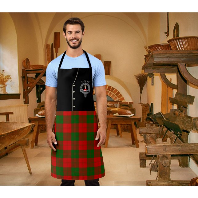 Delantal Badge Erskine Clan y Tartan Kilt (Subido por el creador)
