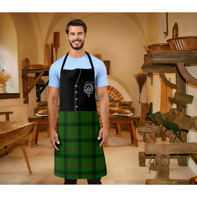 Delantal Badge Kincaid y Tartan Kilt Apron (Subido por el creador)
