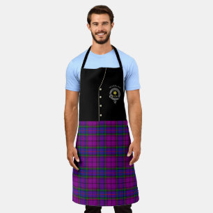Delantal Badge Wardlaw Clan y Tartan Kilt Apron