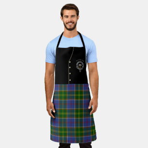 Delantal Badge Whitelaw Clan y Tartan Kilt Apron