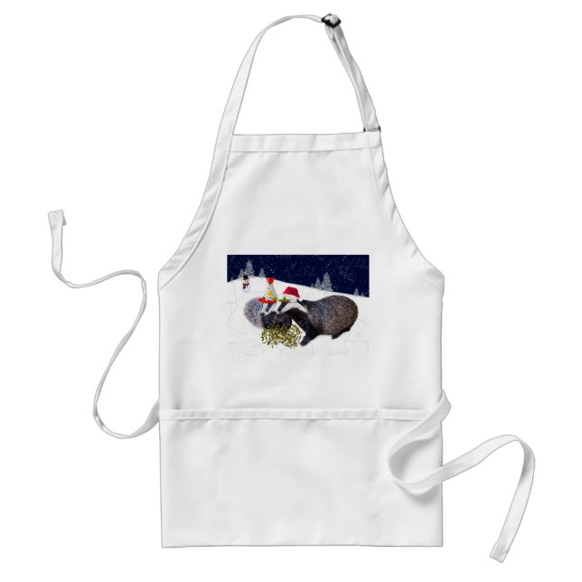Delantal Badgers festivos Apron (Frente)