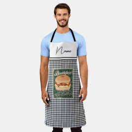 Delantal Bagel Breakfast Retro